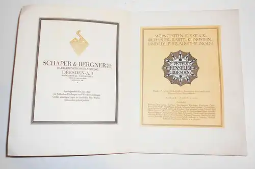 Von Sachsens Bauschaffen u Technischer Wissenschaft 1926 Festschrift Architektur