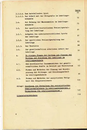 Klassenmäßige Erziehung im Lehrlings Wohnheim 1974 Pädagogik Volk & Wissen DDR !