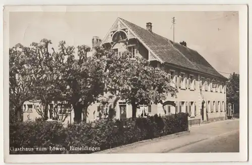 Ak Gasthaus zum Löwen Eimeldingen 1943 (A2917