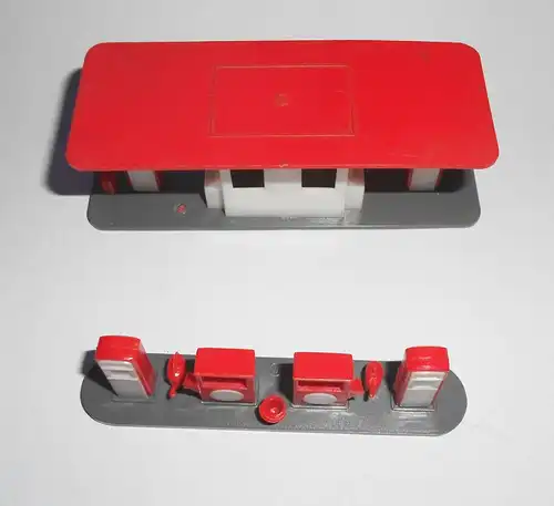Wiking Tankstelle Zapfsäule 1:87 Modell 