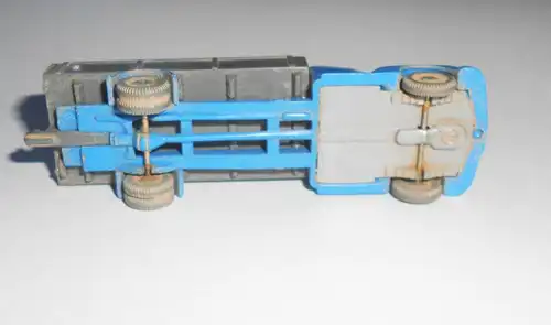 Wiking Modellauto Truck Laster LKW blau unverglast