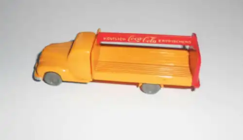 Wiking Modellauto Coca Cola Truck Laster ohne Ladung unverglast