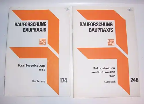 Konvolut DDR Broschüren Kraftwerksbau Rekonstruktion Kraftwerk KDT 1980/86