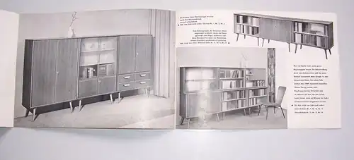 Prospekt M Detus Möbel 50er Jahre Design Mid Century Vintage Kayser Münster !(D5
