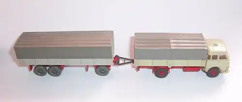 Wiking 633 Modellauto 10.230 MAN Pritschen Hängerzug 1:87 H0