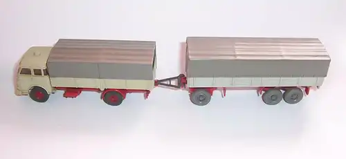 Wiking 633 Modellauto 10.230 MAN Pritschen Hängerzug 1:87 H0 