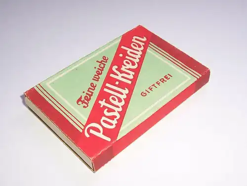 Feine weiche Pastell - Kreiden Pastellkreide 1940er Giftfrei OVP Reklame !