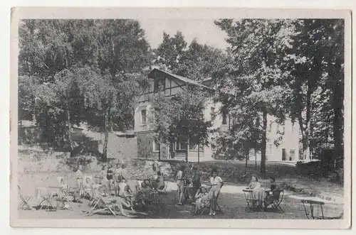 Ak Ferienheim Wachberg Dresden N 55 Wachwitzgrund 1953 frühe DDR !