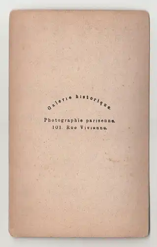 CdV Foto Félicité de Genlis französische Hofdame & Schriftstellerin 1880 (F2220