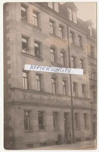 Foto Ak Nürnberg ? Restauration Stadt Salzburg um 1910 Personen   F2212