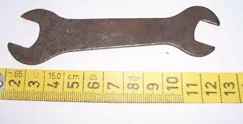 1 Alter Fahrrad Werkzeugschlüssel Oldtimer Maulschlüssel Knochenschlüssel 