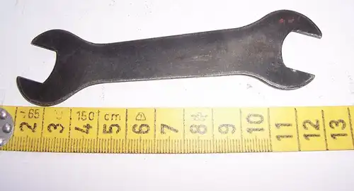 1 Alter Fahrrad Werkzeugschlüssel Oldtimer Maulschlüssel Knochenschlüssel 