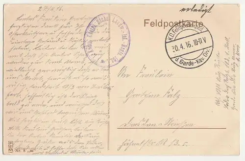 Ak Pinsk Kiewerstrasse Пинск Belarus Weißrussland 1916 Feldpost  A2456