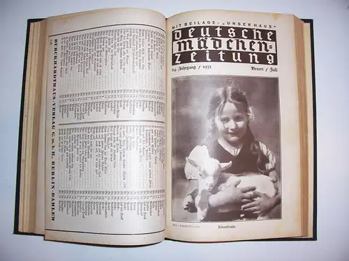 Deutsche Mädchen - Zeitung Jahgang 1932 komplett * Kinderzeitung Jugend !