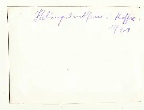 Foto Heldengedenkfeier in Ruffec Charente 1941 WW2 ! (F2177