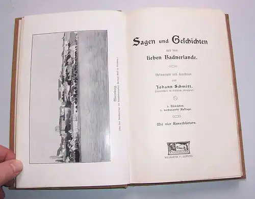 Sagen und Geschichten aus dem lieben Badnerland Drittes Bändchen 1910 !