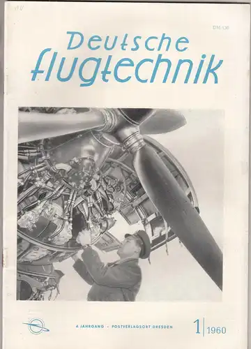 Deutsche Flugtechnnik 1 / 1960 VVB Flugzeugbau ! (H4