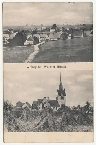 Ak Weißig bei Weisser Hirsch Dresden 1914    A2346