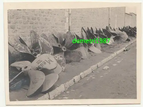 Foto Dampferwerft Charleville France Schiffsschrauben Lager 1 Wk WW1 ! (F2116