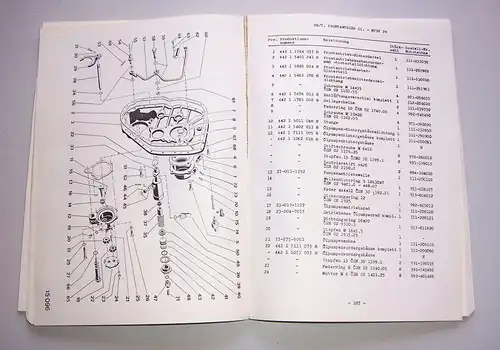 Ersatzteilkatalog I & II Skoda 706 Pritschen LKW MTS MTSP !