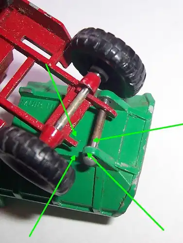 Matchbox Lesney Muir Hill Dumper No. 2 Modellauto 