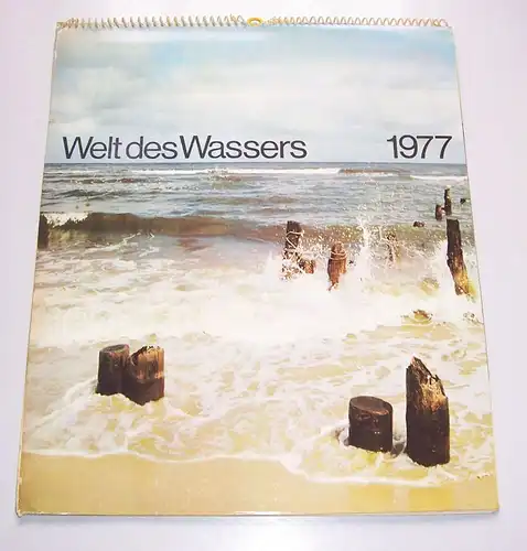 DDR Kalender Welt des Wasser 1977 vollständig