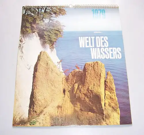 DDR Kalender Welt des Wasser 1979 vollständig