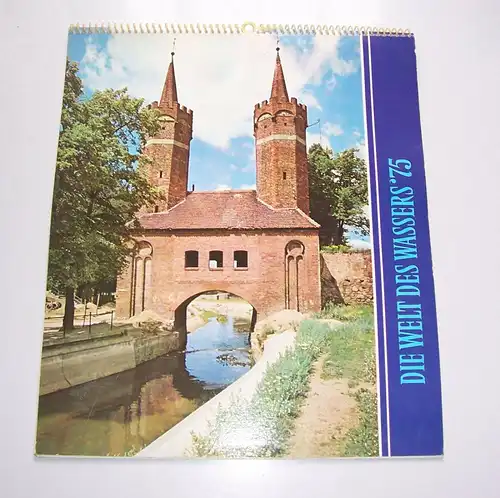 DDR Kalender Welt des Wasser 1975 vollständig