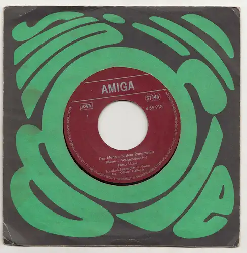 Amiga 455918 Single Nina Lizell Der Mann mit dem Panamahut & Das möcht`ich noch 