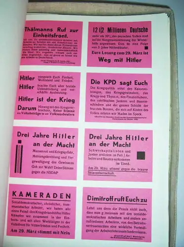 Der antifaschistische Widerstandskampf der KPD im Spiegel des Flugblattes 1978