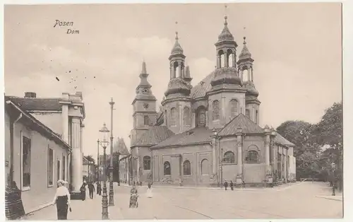 Ak Posen Dom Poznań polska 1916 Feldpost ! (A2116