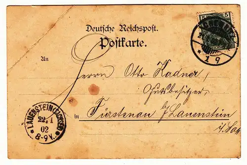 Firmen Ak Serbe Chemnitz Beckerstraße 1902