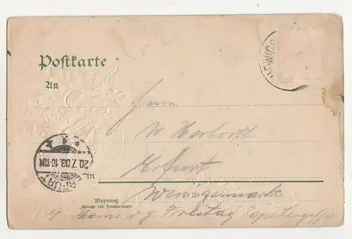 Präge Litho Ak Nürnberg 10. Deutsches Turnfest 1903 Prinzregent Luitpold ! (A907