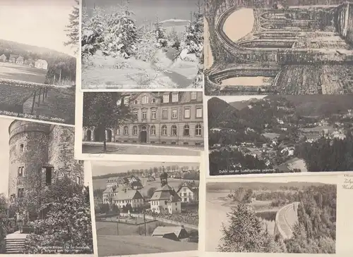 58x Sachsen Ak Pk Ansichtskarte Postkarte vor 1945 Erzgebirge Sächsische Schweiz