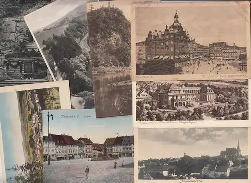 58x Sachsen Ak Pk Ansichtskarte Postkarte vor 1945 Erzgebirge Sächsische Schweiz