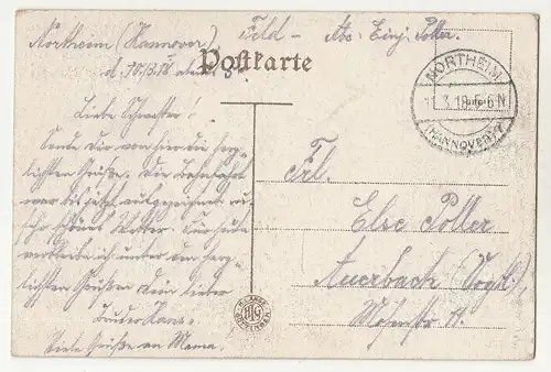 Ak Northeim Breite Straße v. O. 1918 ! (A1227