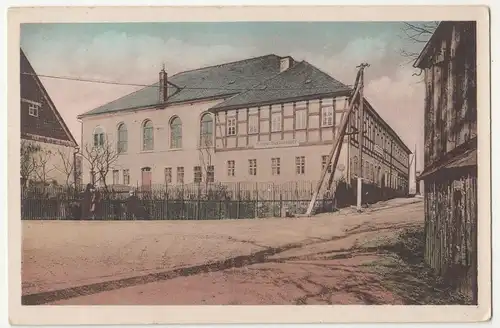 Ak Erbgericht Gasthof Burkersdorf b. Frauenstein Erzgebirge um 1925