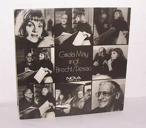 Vinyl LP Gisela May singt Brecht Dessau selten