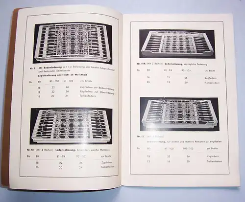 2 alte Matratzen Kataloge Rudolf Stübner Langenwetzendorf & Otto Wagner Mehla !