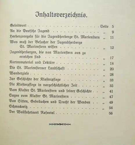 Die Jugendherbergen Sankt Marienstern bei Kamenz Panschwitz 1928 Reiseführer