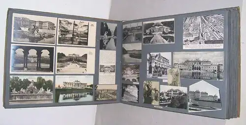 Großes Album Fotos Ansichtskarten Prospekte Österreich Wien Alpen vor&nach 1945