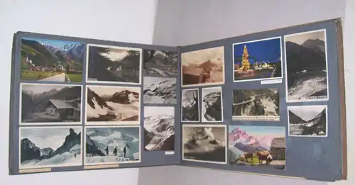 Großes Album Fotos Ansichtskarten Prospekte Österreich Wien Alpen vor&nach 1945