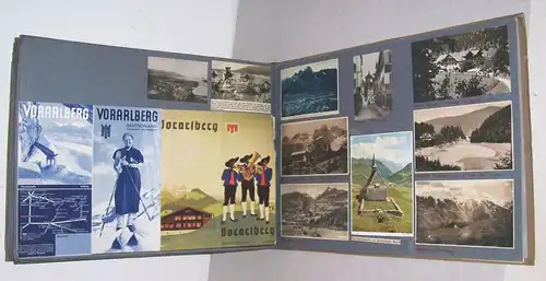 Großes Album Fotos Ansichtskarten Prospekte Österreich Wien Alpen vor&nach 1945