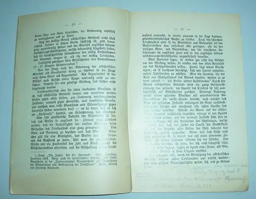 Alkoholfrage in der Großstadt 1911 Alkoholiker Literatur 2 Hefte