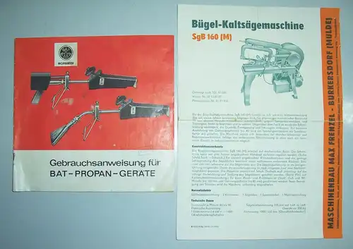 Konvolut Werbe Prospekte Blätter teils vir 1945 teils DDR & BRD * Fundgrube?! (D