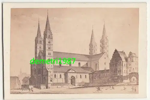 CdV Foto Dom zu Bamberg um 1870 ! (F1667