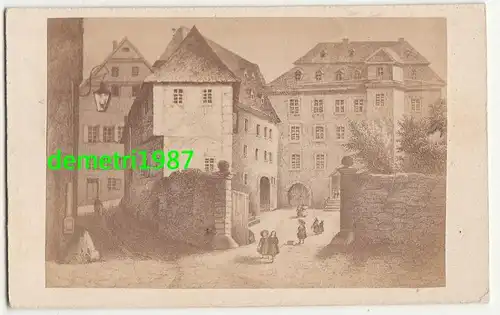 CdV Foto Buff`s Wohnhaus in Wetzlar um 1870 ! (F1664