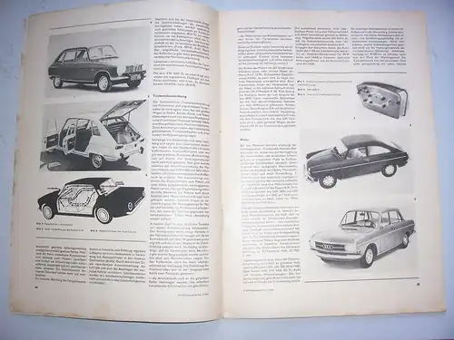 DDR Zeitschrift KFZ Kraftfahrzeugtechnik 3  1966 Simson  Sperber Ifa Messe