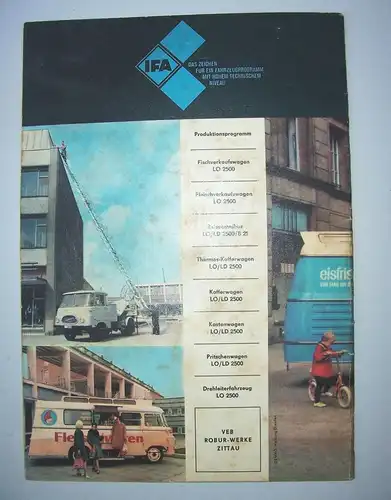 DDR Zeitschrift KFZ Kraftfahrzeugtechnik 11 / 1966 Robur Spezial Kraftfahrzeuge