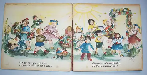 DDR Pappbilderbuch  Kommt alle mit zum Kinderfest Walch Krumbach Groszer 1957